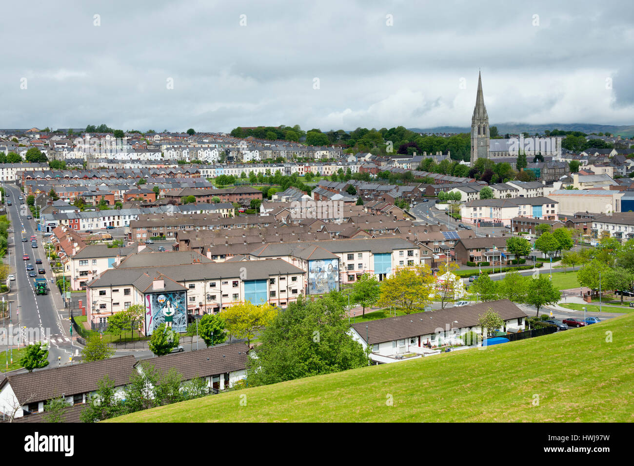 Derry, Londonderry, Northern Ireland, Great Britain Stock Photo