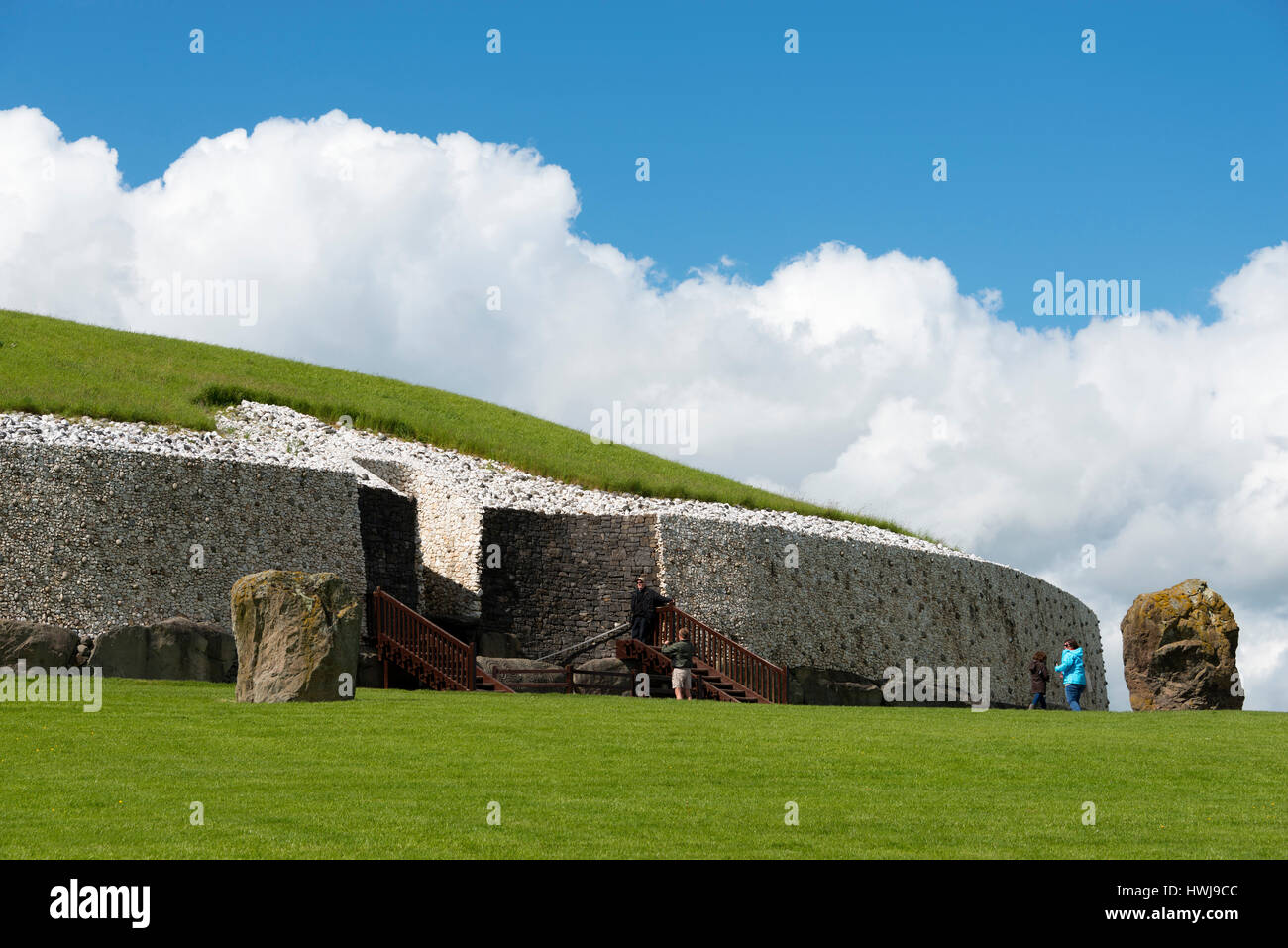 Prehistoric monument, Newgrange, County Meath, Ireland Stock Photo Alamy