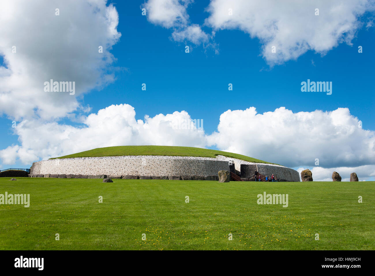 Prehistoric monument, Newgrange, County Meath, Ireland Stock Photo Alamy