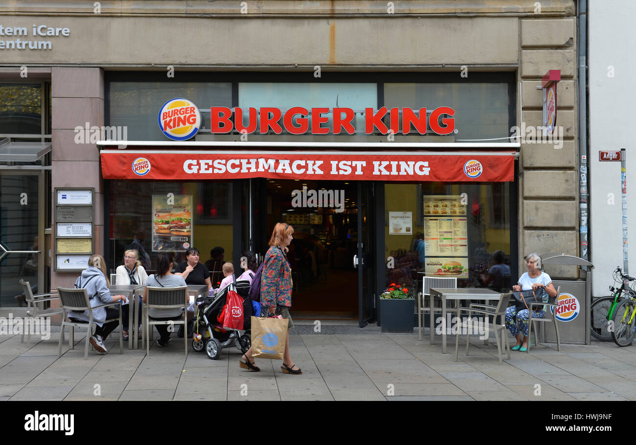 Burger King Erfurt Thueringen Deutschland Stock Photo Alamy