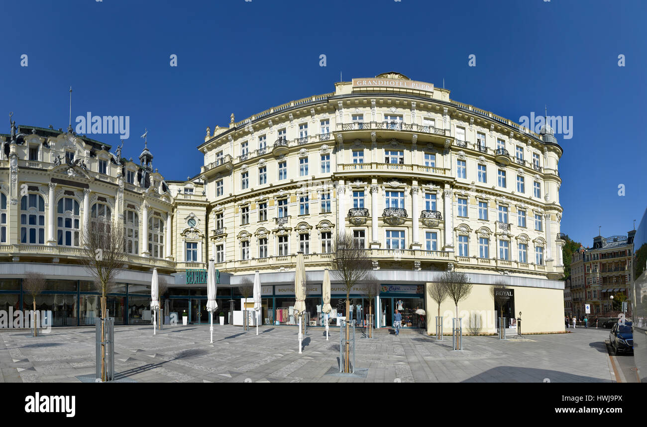 Grandhotel Pupp, Karlsbad, Tschechien Stock Photo