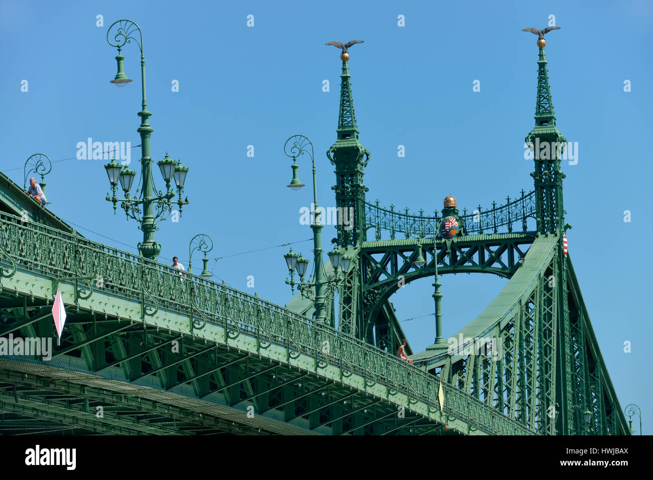 Freiheitsbruecke, Budapest, Ungarn Stock Photo