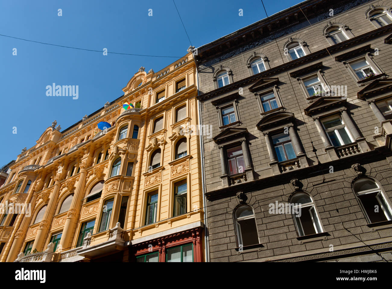 Altbau, Juedisches Viertel, Budapest, Ungarn Stock Photo