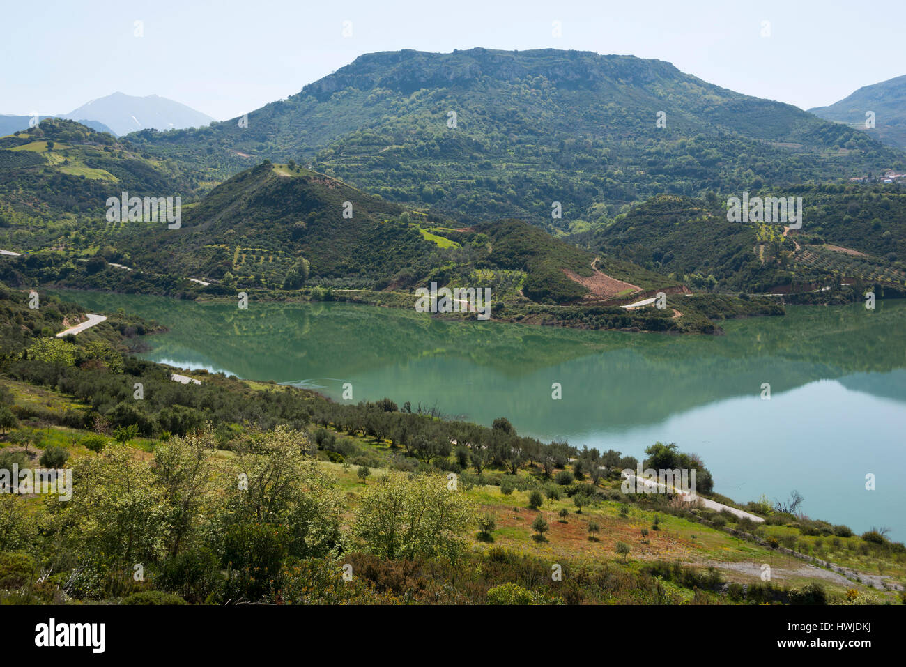 Potamon reservoir, Crete, Greece Stock Photo Alamy