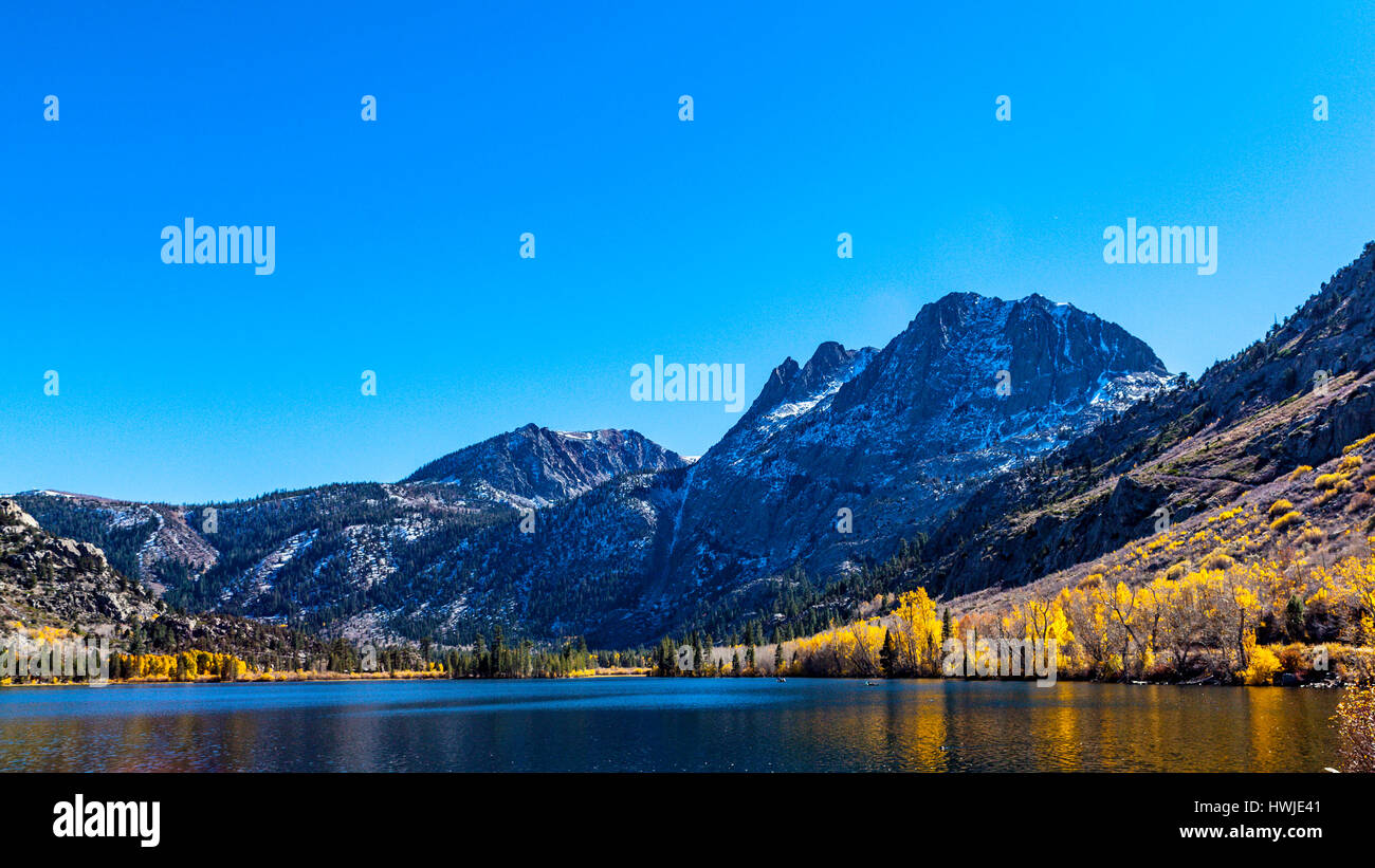 Silver Lake and Carson Peak in the June Lake loop of the Sierra Nevada ...