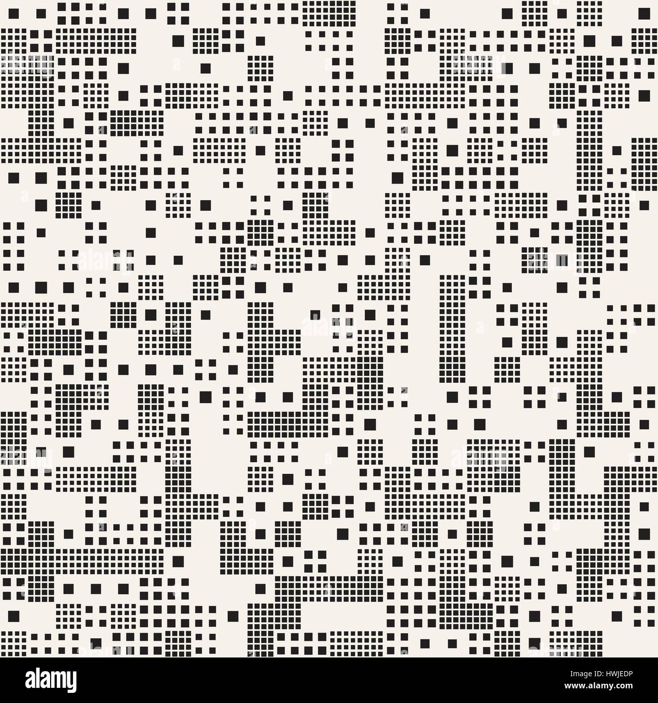 Endless Abstract Background With Random Size Squares. Vector Seamless ...