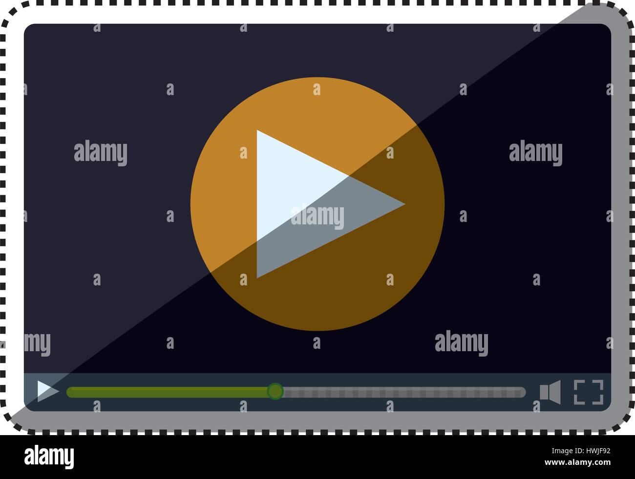 Video media player icon vector illustration graphic design Stock Vector ...