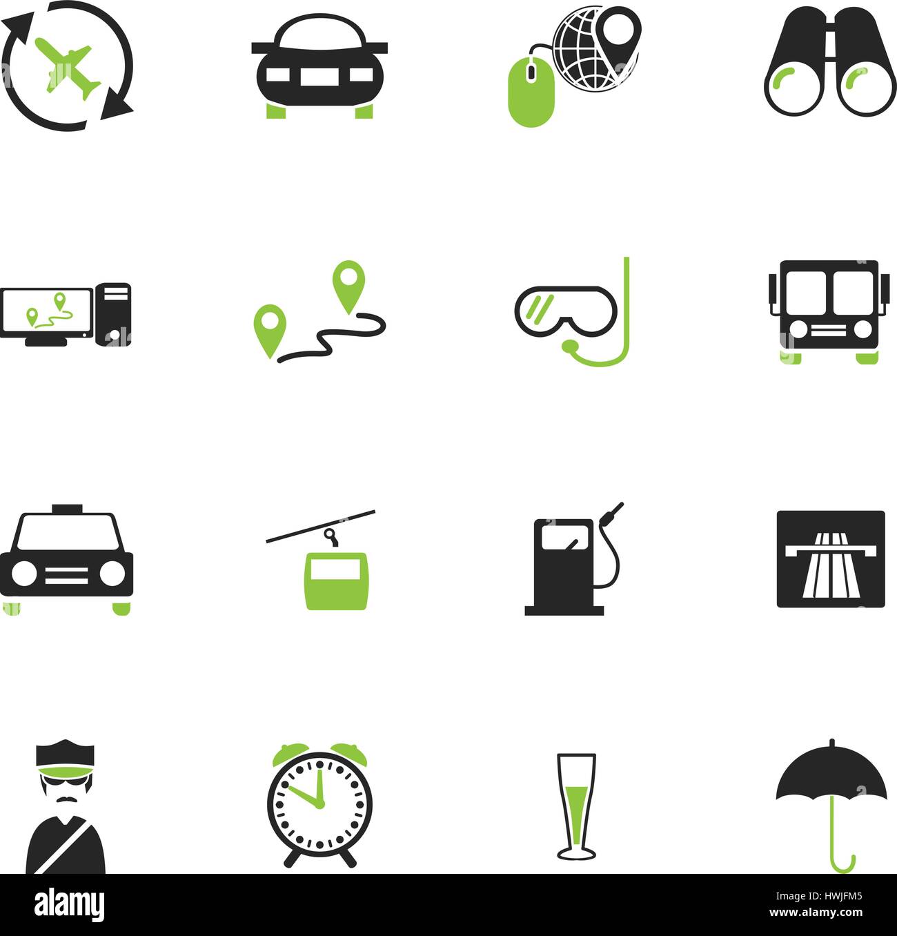Travel icon set for web sites and user interface Stock Vector Image ...