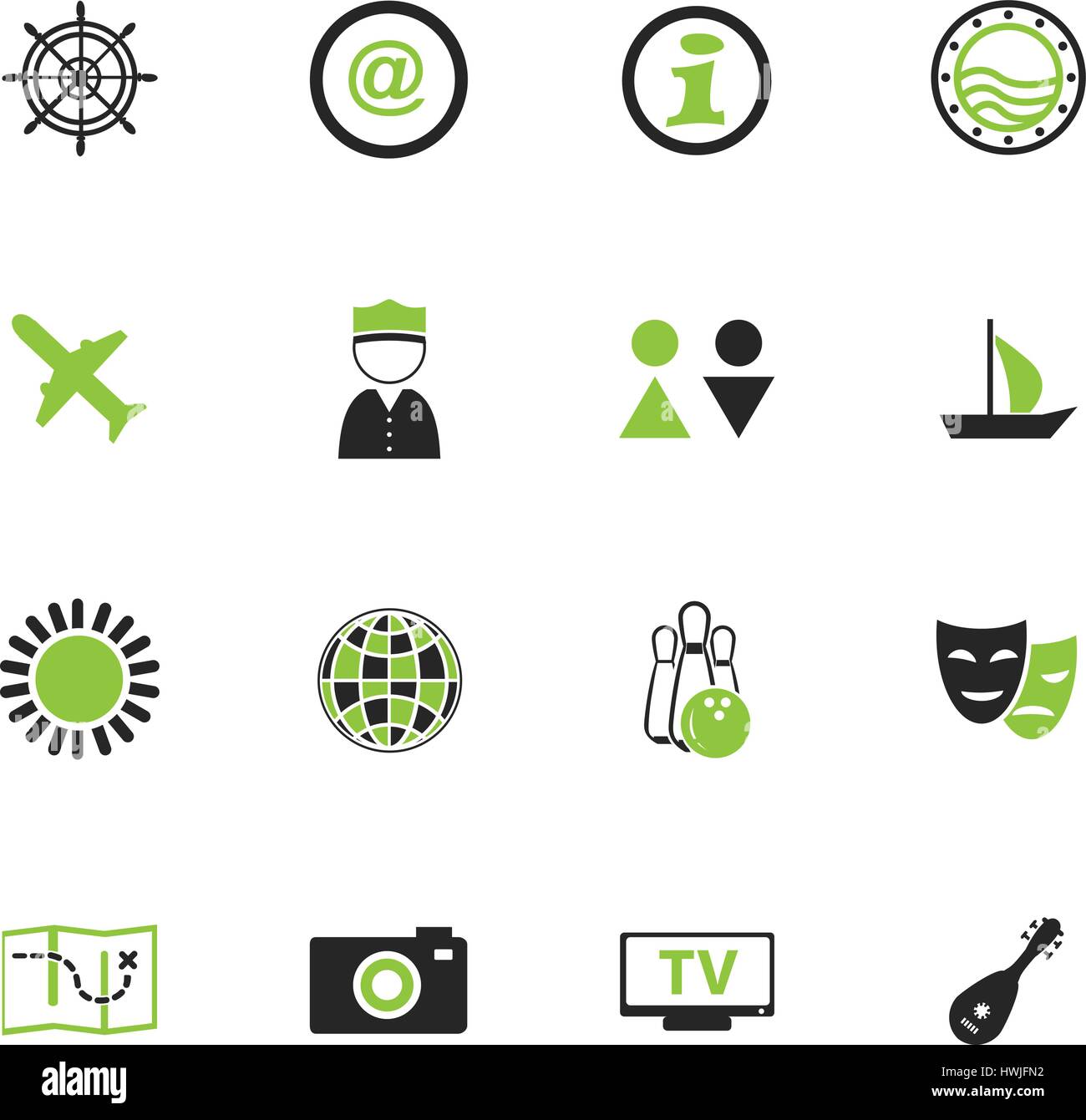 Travel icon set for web sites and user interface Stock Vector Image ...