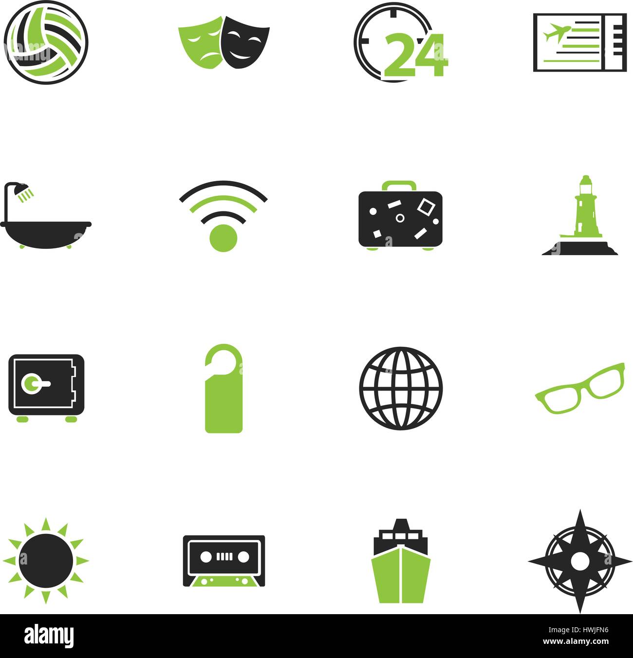 Travel icon set for web sites and user interface Stock Vector Image ...