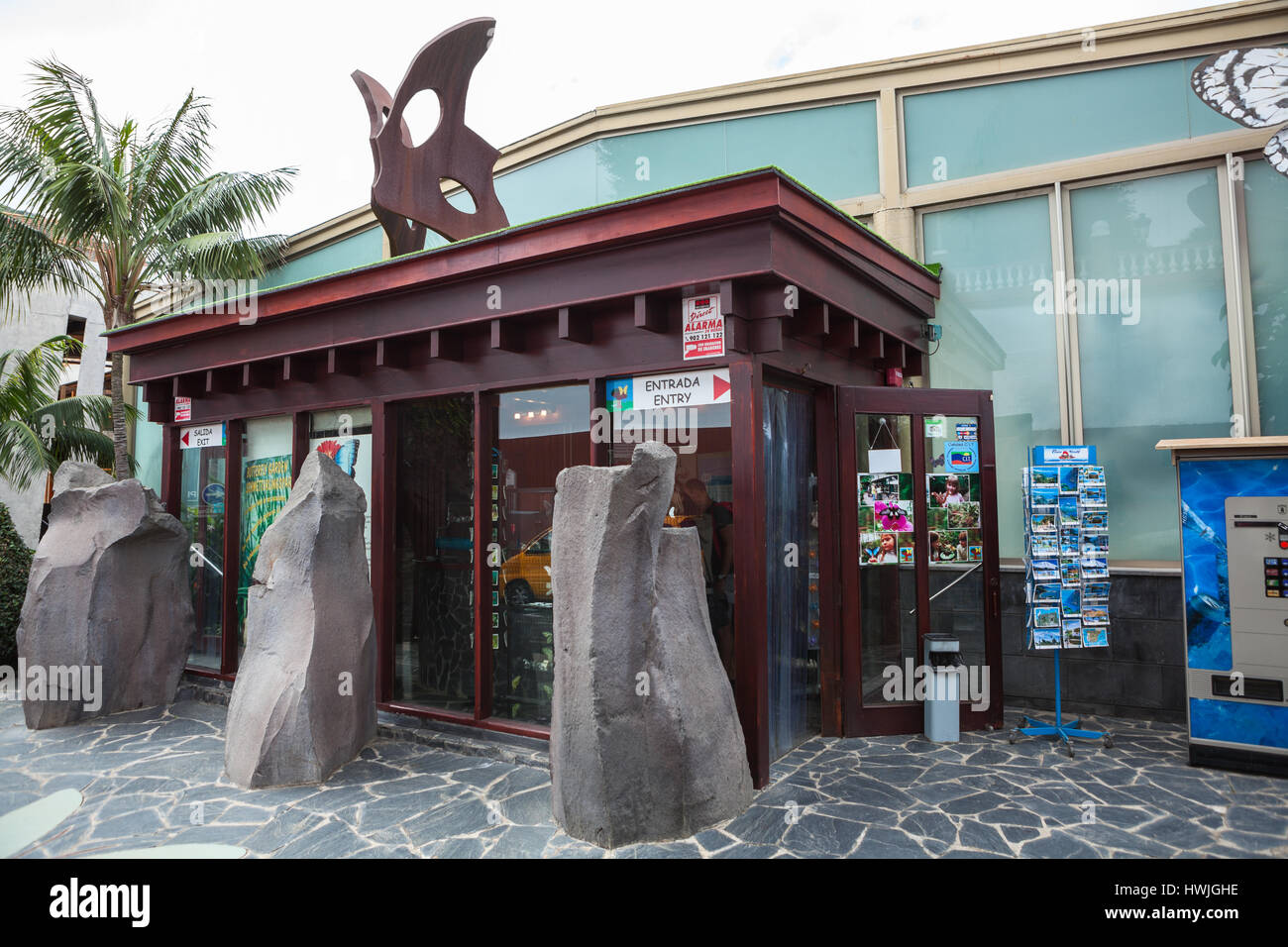 Icod butterfly house farm tenerife hires stock photography and images