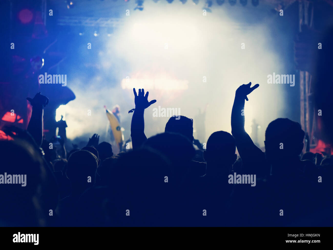 Performer on stage rear view hi-res stock photography and images - Alamy