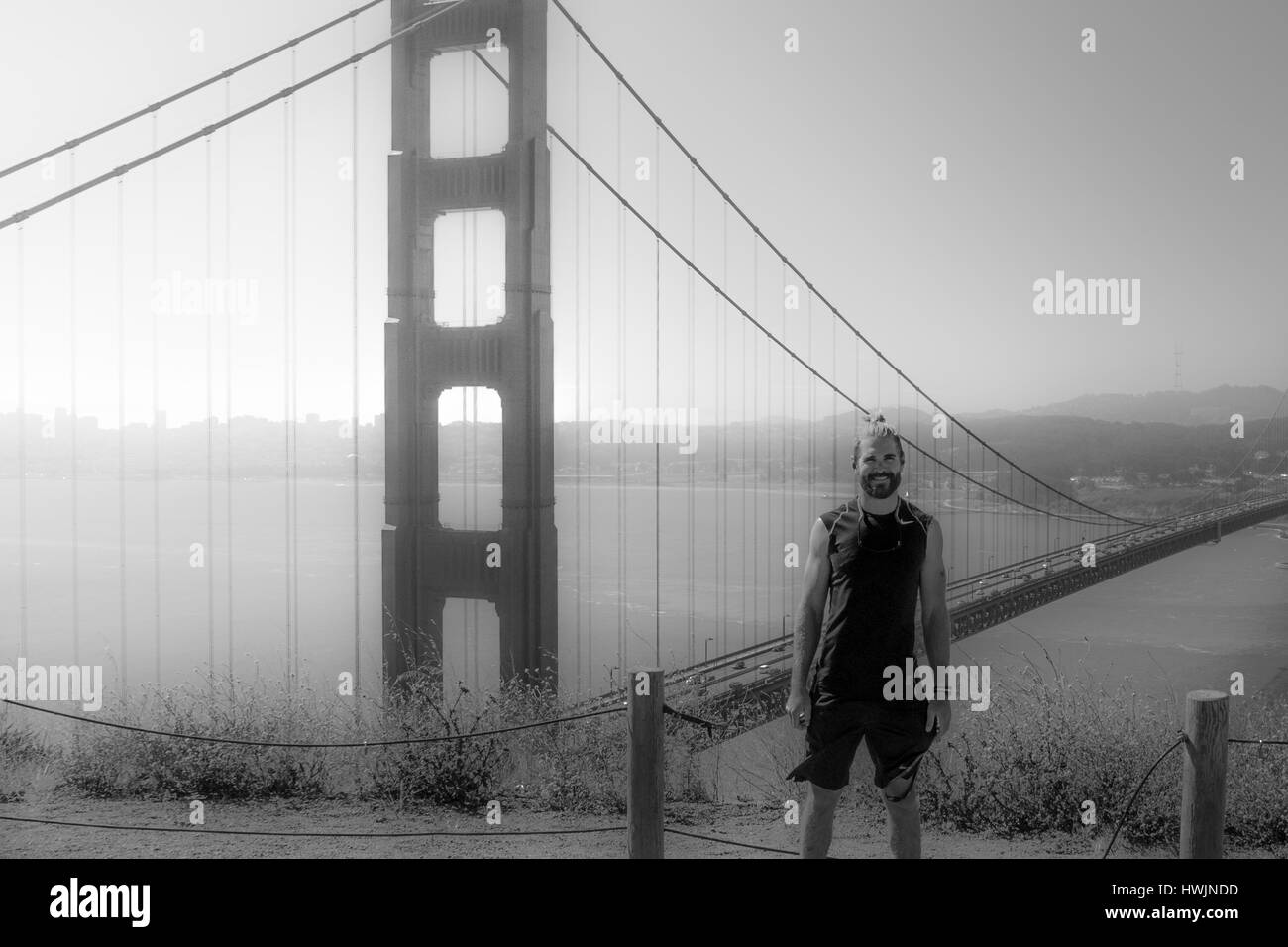 Golden Gate Bridge views, San Francisco Stock Photo