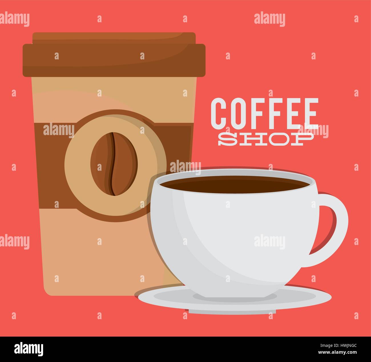 coffee shop design Stock Vector Image & Art - Alamy