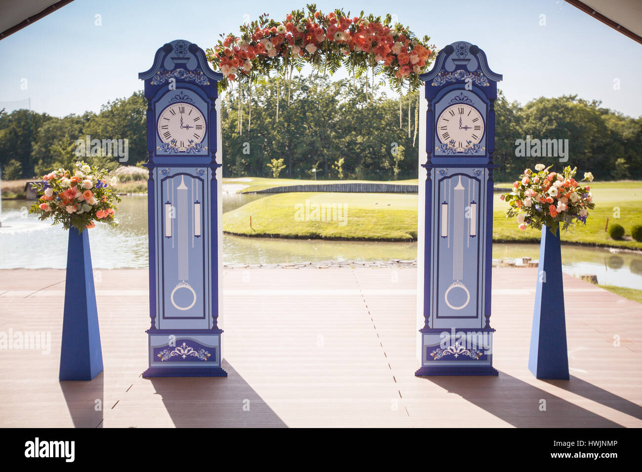 Archway With Clocks High Resolution Stock Photography and Images - Alamy
