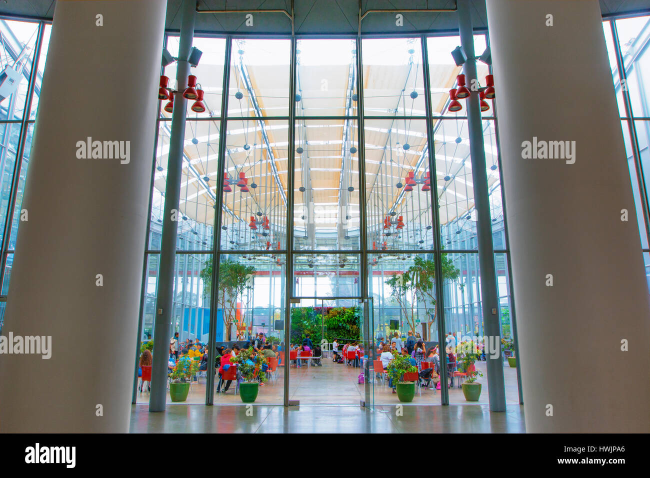 California Academy of Sciences designed by Renzo Piano Stock Photo
