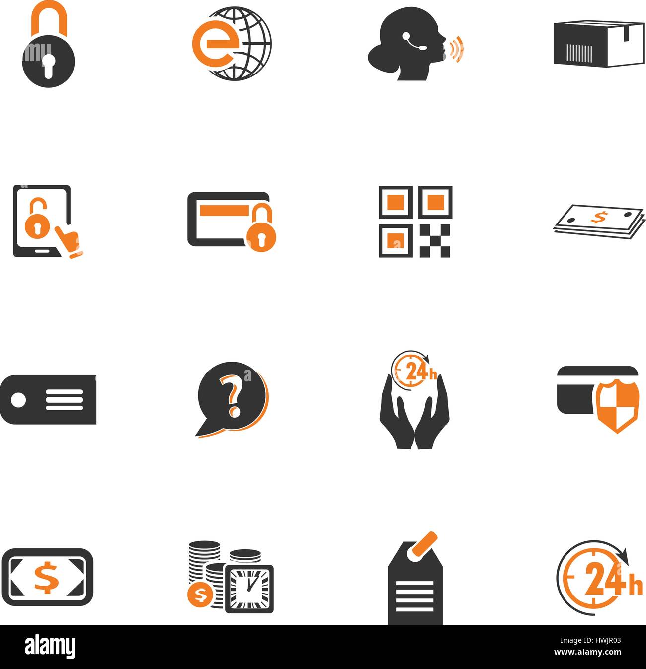 E-commerce icon set for web sites and user interface Stock Vector Image ...