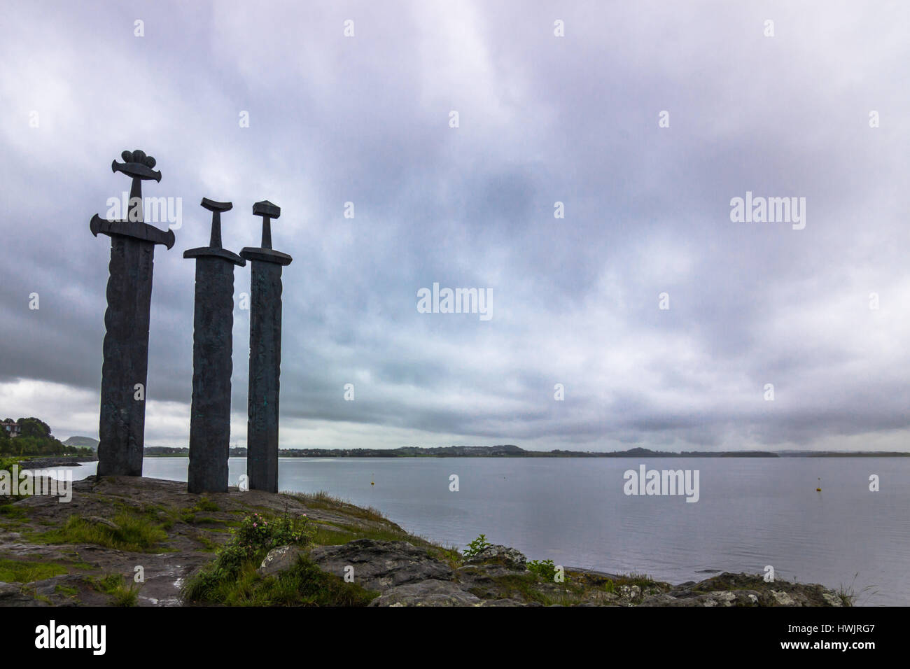 July 20, 2015 The Viking monument in Stavanger, Norway Stock Photo Alamy