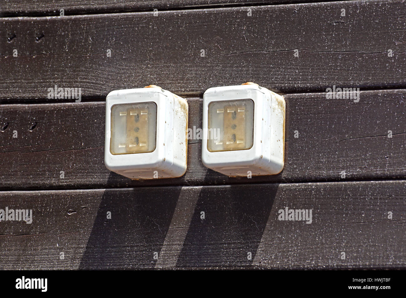 external electrical outlet Stock Photo Alamy