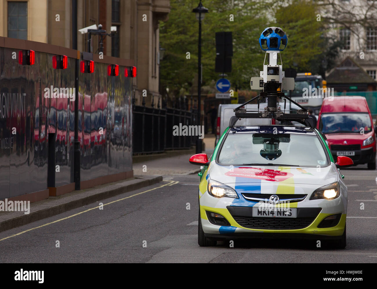 Google Street View Car  Pictured: A Google Street view Vauxhall Astra car captures the streets of London  Jamie Lorriman mail@jamielorriman.co.uk www. Stock Photo