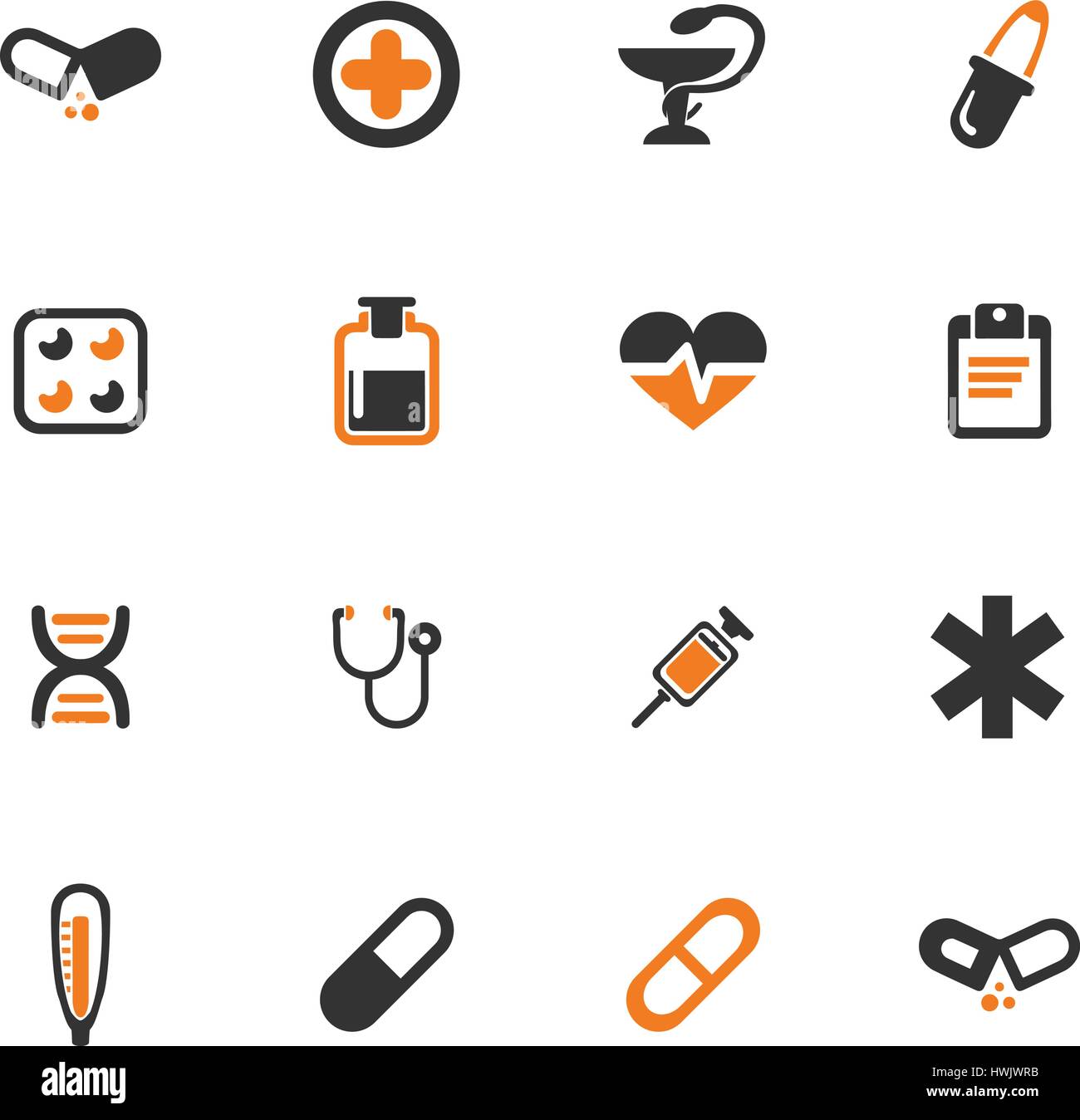 Medical icon set for web sites and user interface Stock Vector Image ...