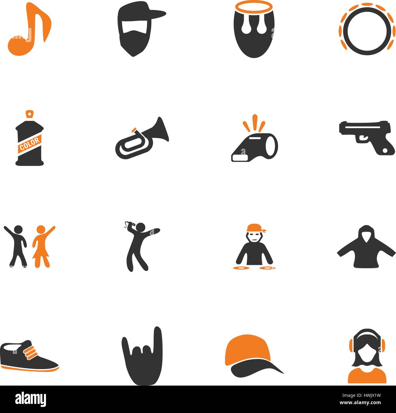 Music icon set for web sites and user interface Stock Vector Image ...