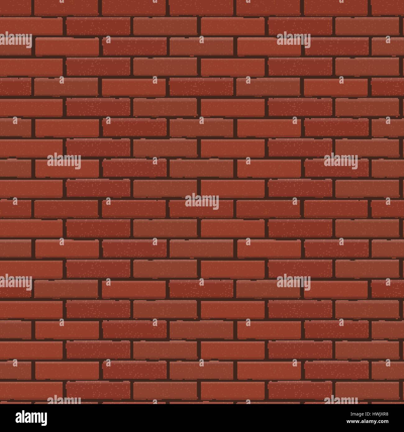 Brick Wall Seamless Vector Illustration Background Stock Vector Image ...