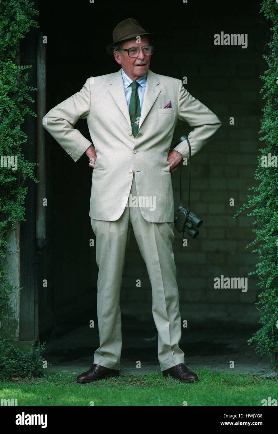 HARRY THOMPSON JONES RACE HORSE TRAINER 10 July 1993 Stock Photo - Alamy