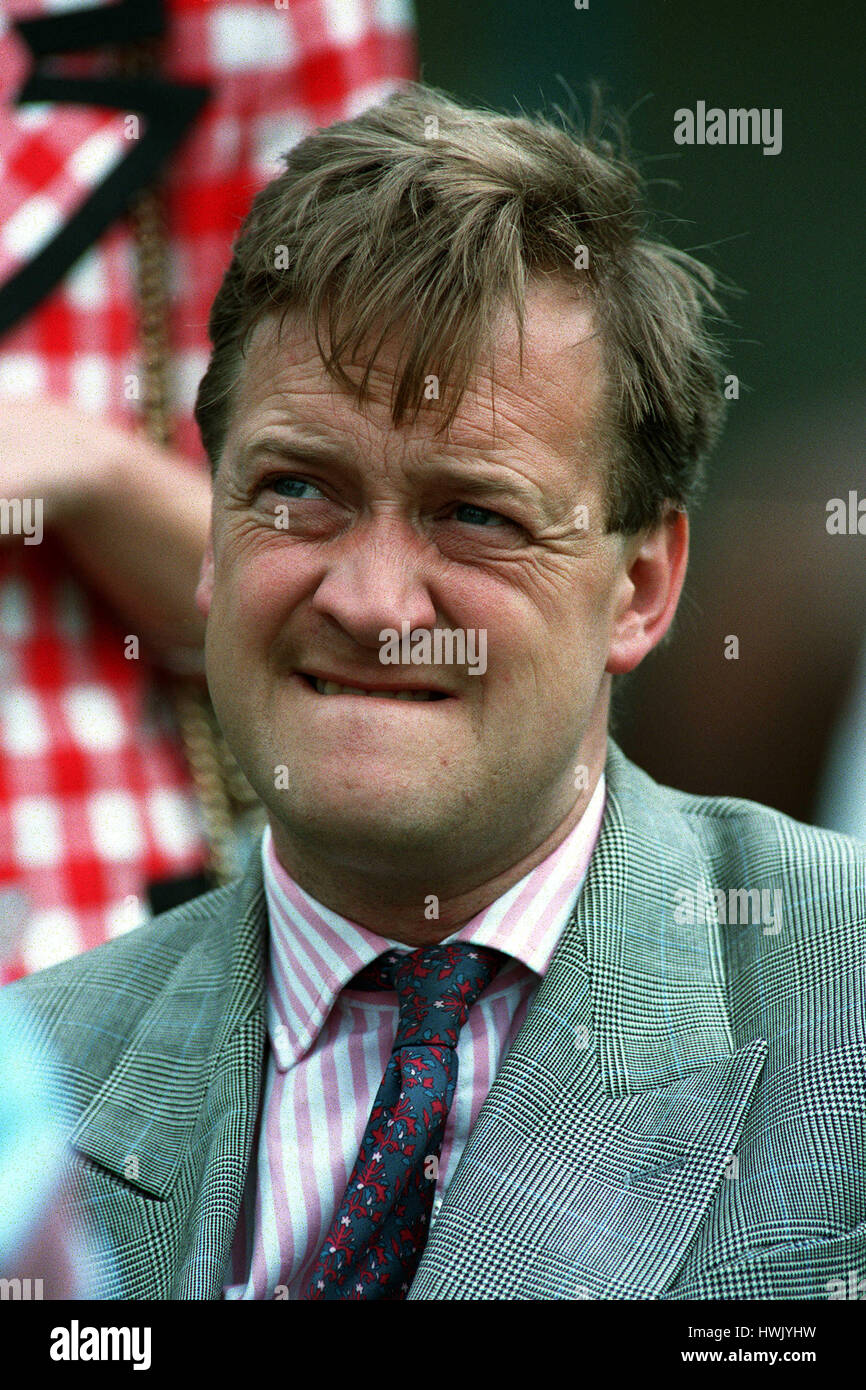 MICHAEL HEATONELLIS RACE HORSE TRAINER 10 July 1993 Stock Photo Alamy