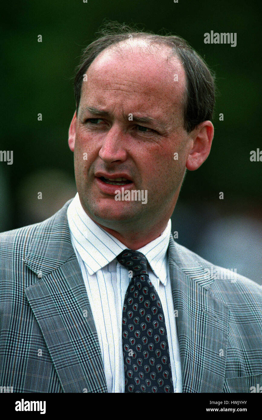 DAVID MURRAY SMITH RACE HORSE TRAINER 10 July 1993 Stock Photo Alamy