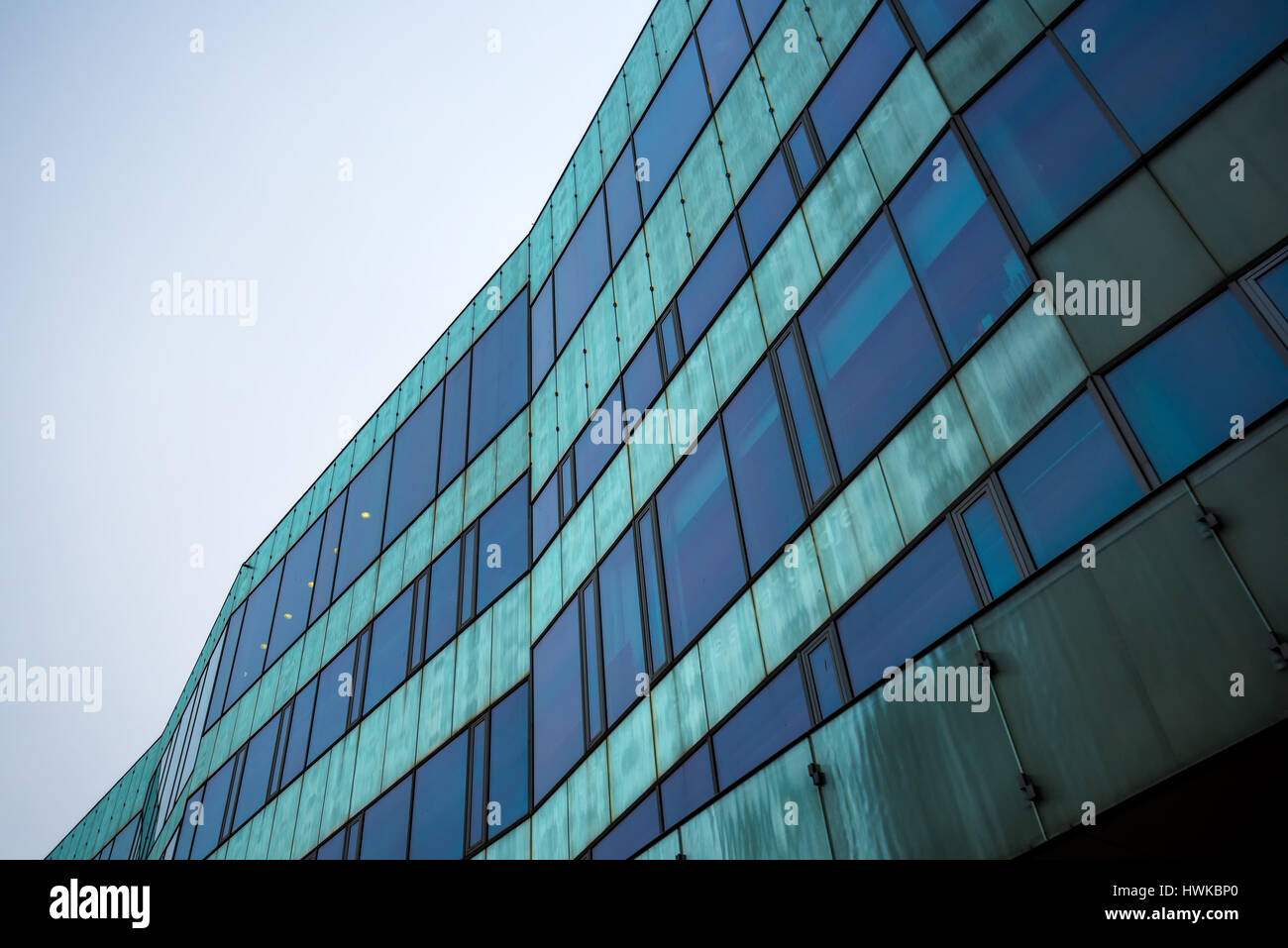 MALMO, SWEDEN - MARCH 09, 2017: Malmo University, Faculty of Education and Society. Orkanen Library holds extensive collection of literature. Stock Photo