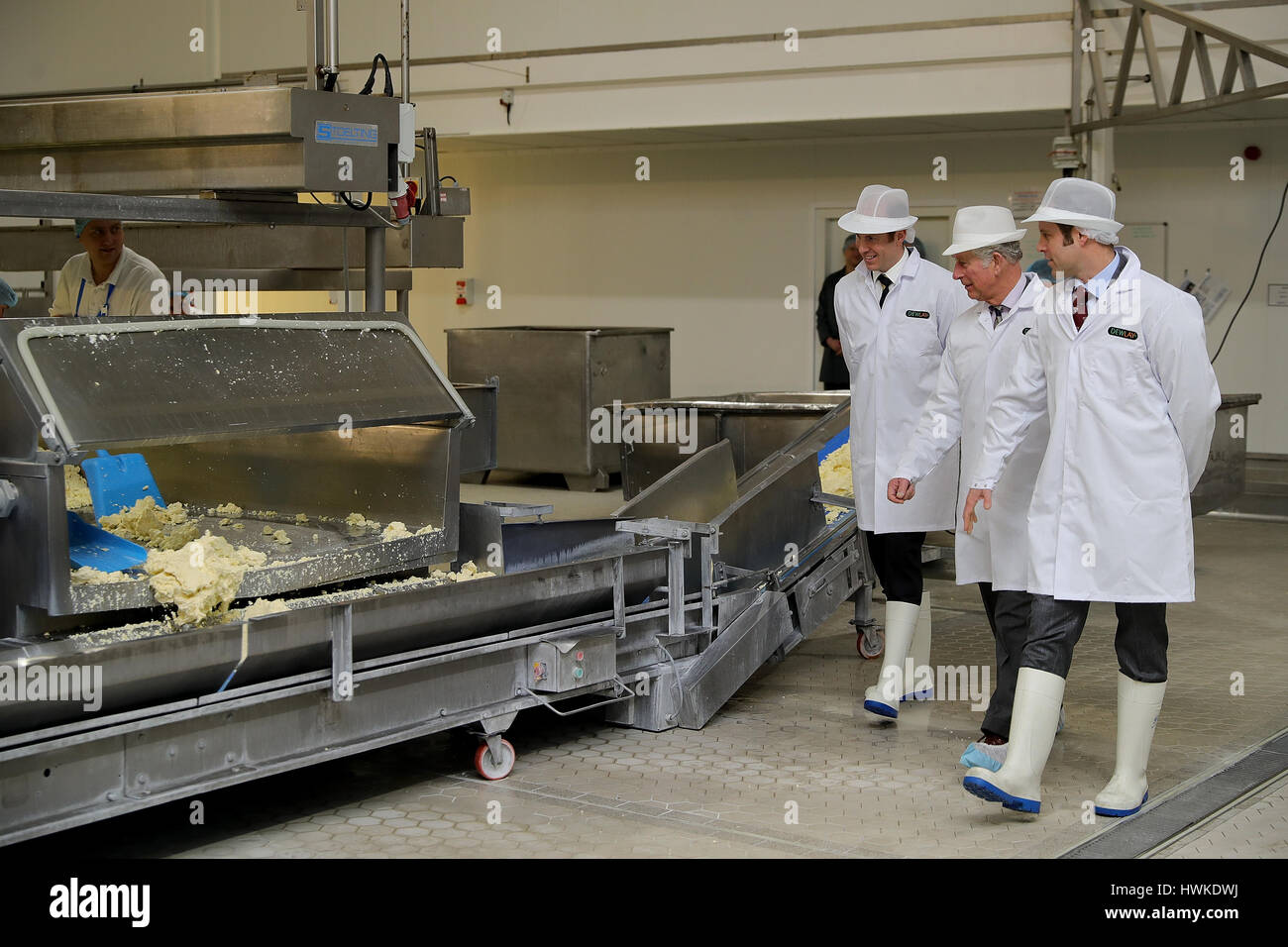 The Prince of Wales (second right), patron of the Specialist