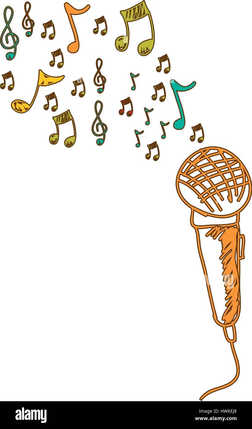 microphone instrument note music icon Stock Vector Image & Art - Alamy