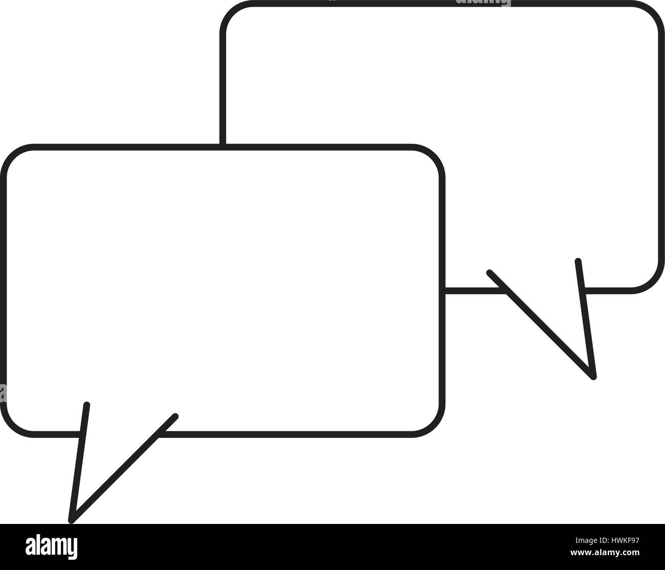 speech bubble icon over white background. vector illustration Stock ...