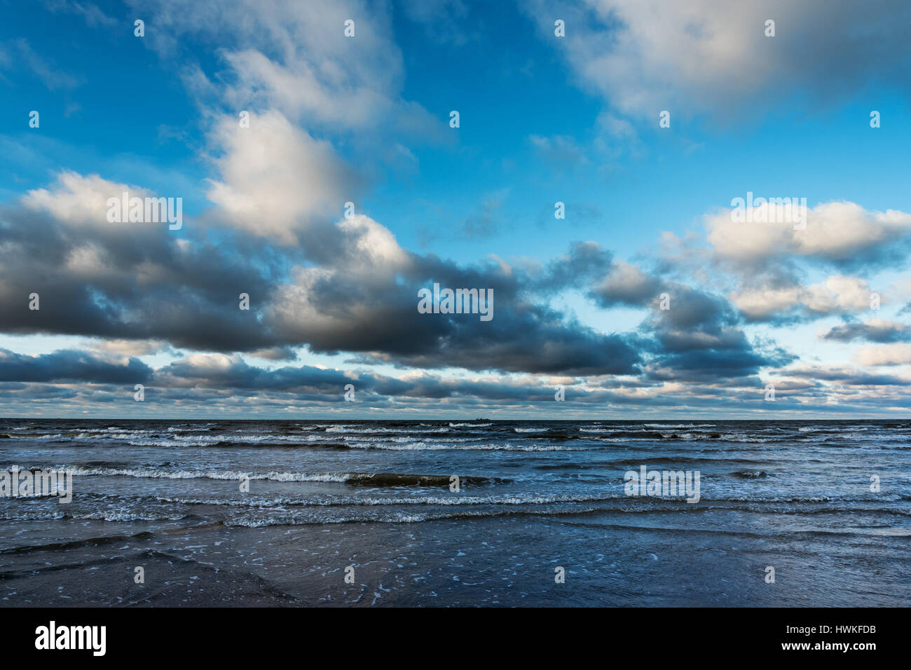 Blue Baltic sea Stock Photo - Alamy
