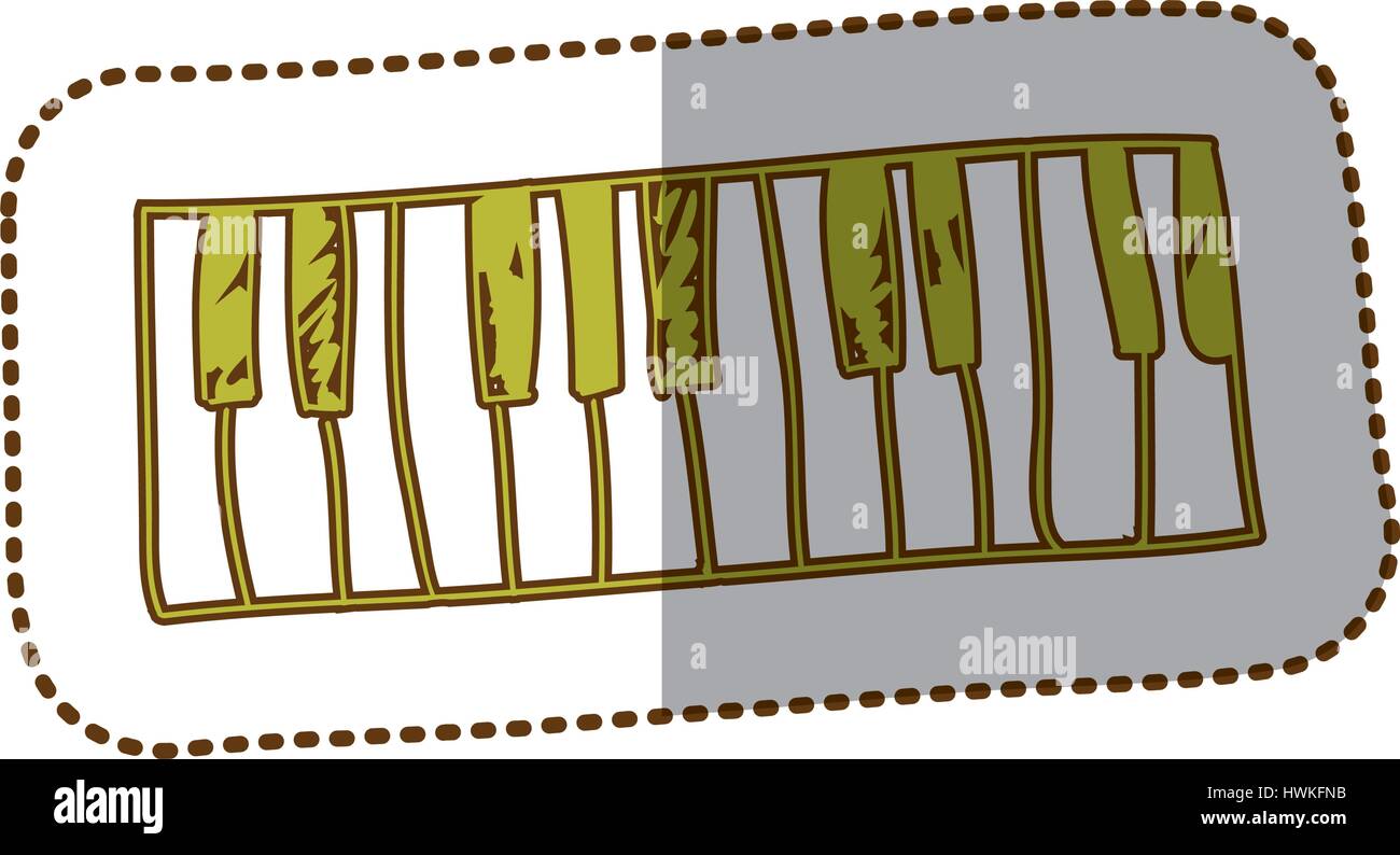 musical piano instrument icon Stock Vector Image & Art - Alamy