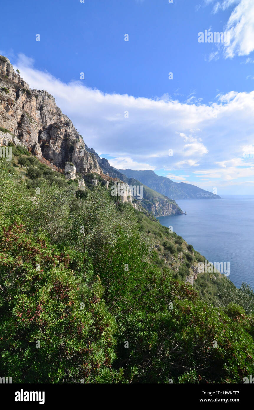 Coastal landscape of Amalfi in Italy Stock Photo - Alamy