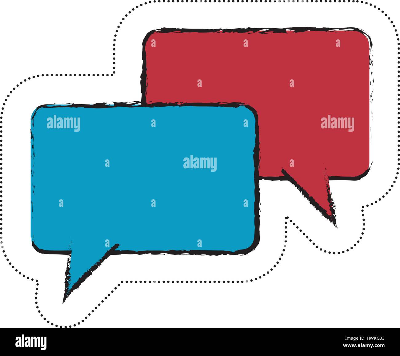 speech bubble icon over white background. vector illustration Stock ...