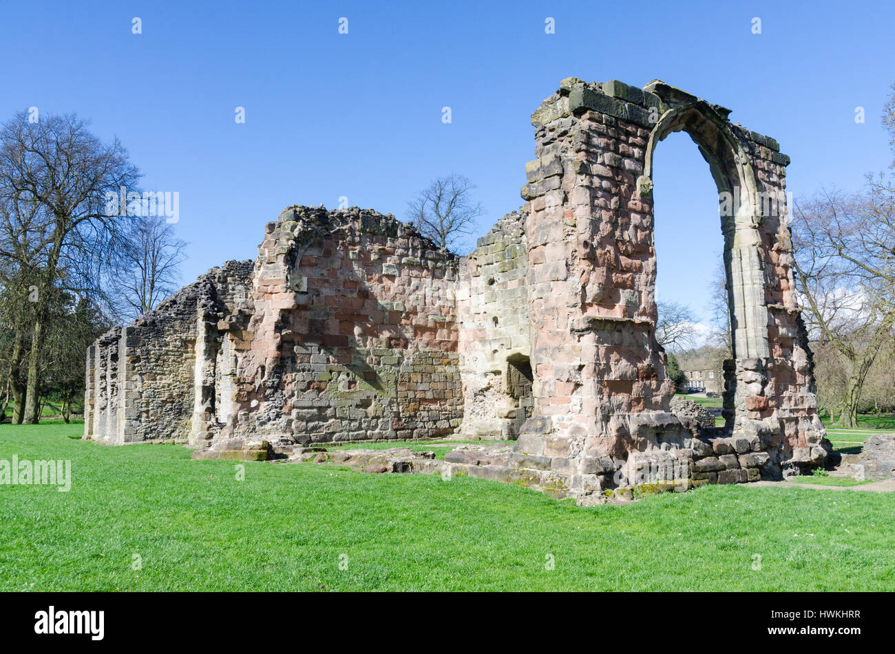 The ruins of St James's Priory in Dudley, West Midlands Stock Photo Alamy