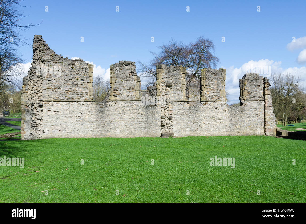 The ruins of St James's Priory in Dudley, West Midlands Stock Photo