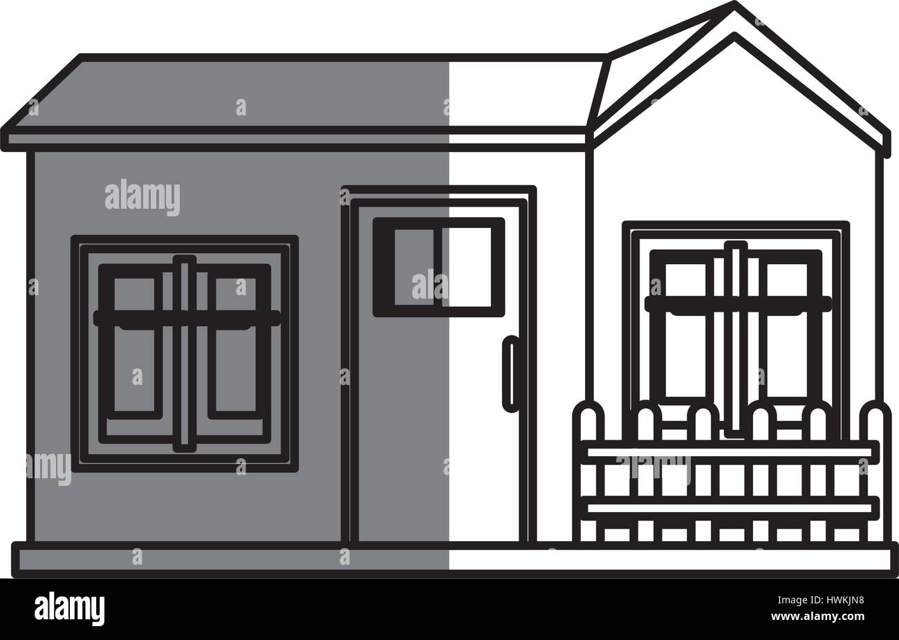 house exterior isolated icon vector illustration design Stock Vector ...