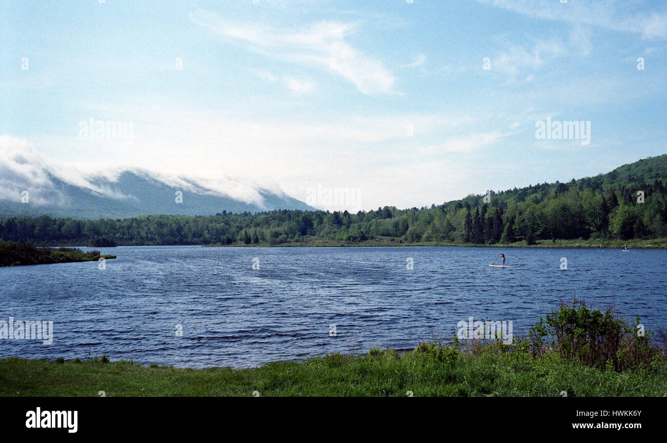 Blueberry Lake, Vermont Stock Photo Alamy