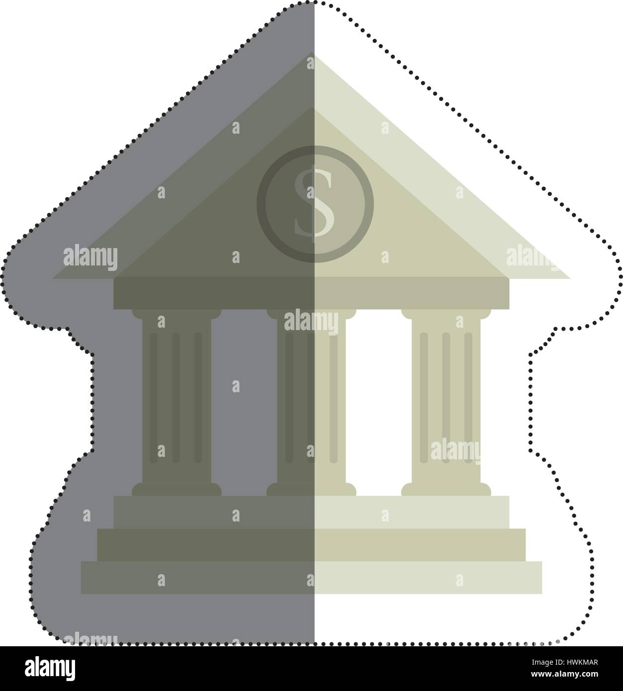 bank building isolated icon vector illustration design Stock Vector ...