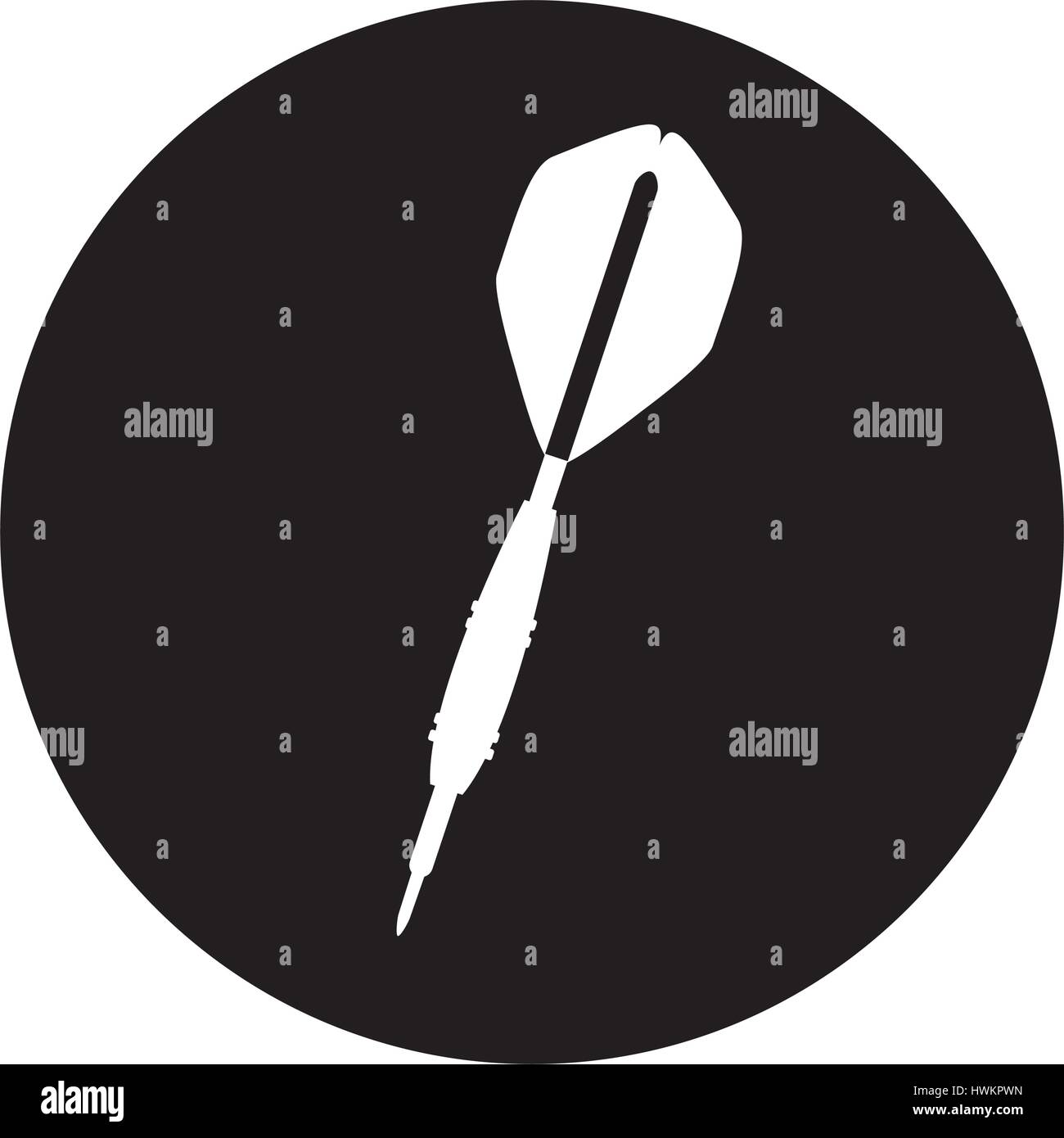 dart arrow isolated icon Stock Vector Image & Art - Alamy