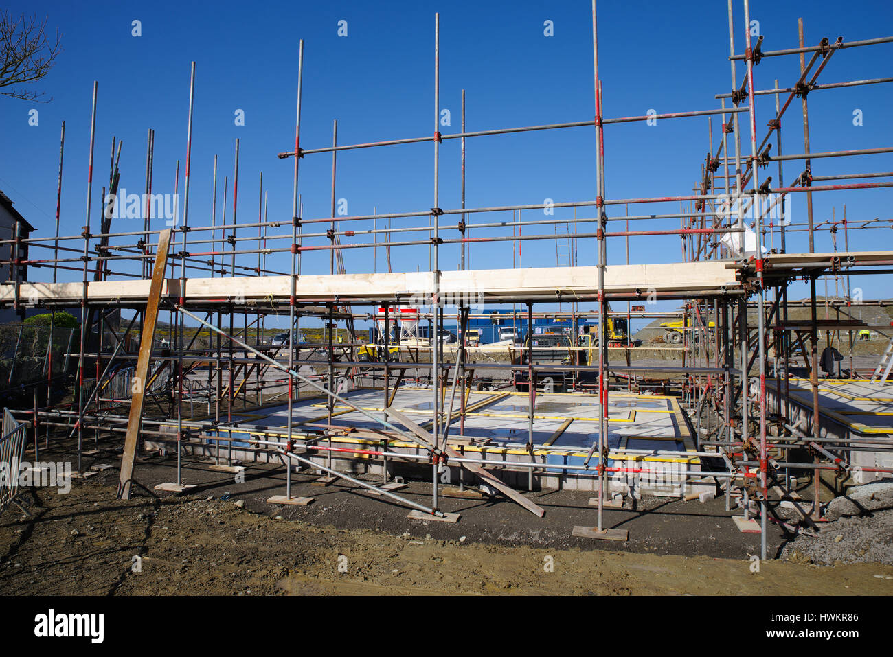 New Housing Build, Holyhead Wales Stock Photo Alamy