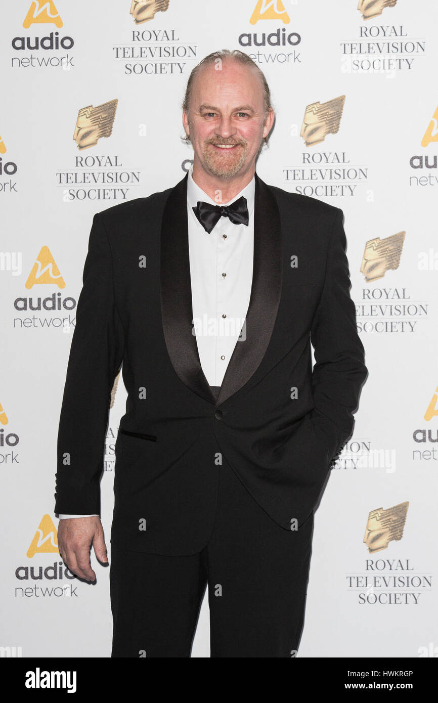 London, UK. 21 March 2017. Actor Tim McInnerny arrives for the Royal Television Society (RTS) Programme Awards at the Grosvenor House Hotel, Park Lane. Stock Photo