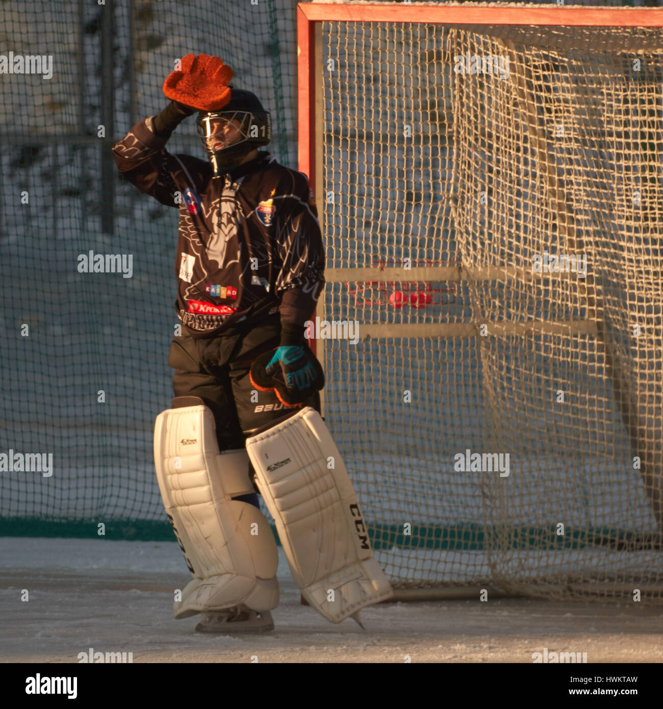 The game of hockey. Training games Stock Photo Alamy