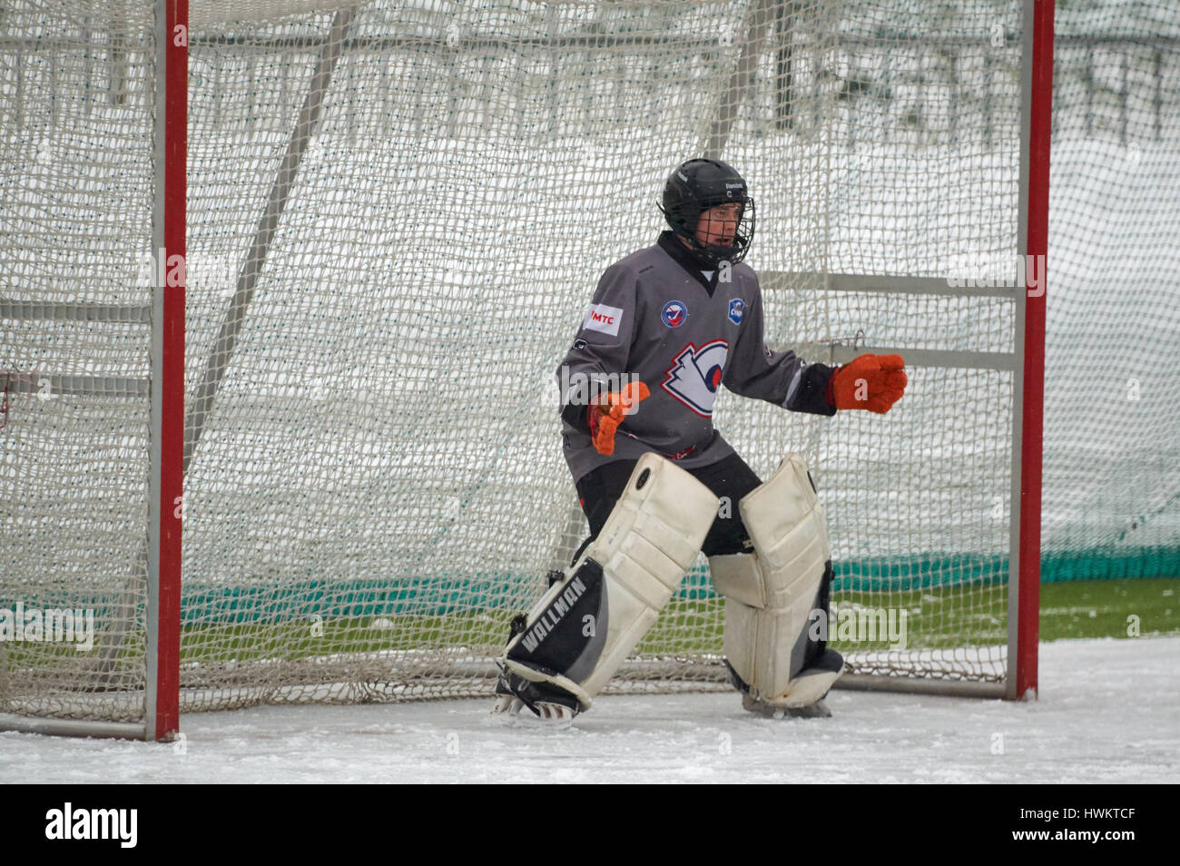 The game of hockey. Training games Stock Photo Alamy