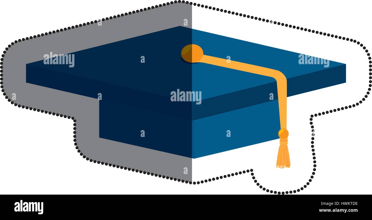 graduation hat isolated icon vector illustration design Stock Vector ...