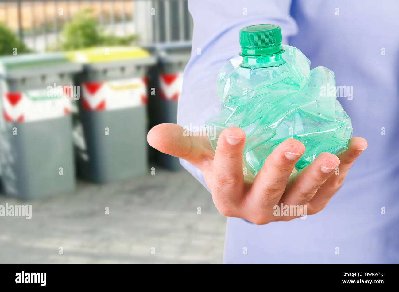 Crushing water bottle hires stock photography and images Alamy